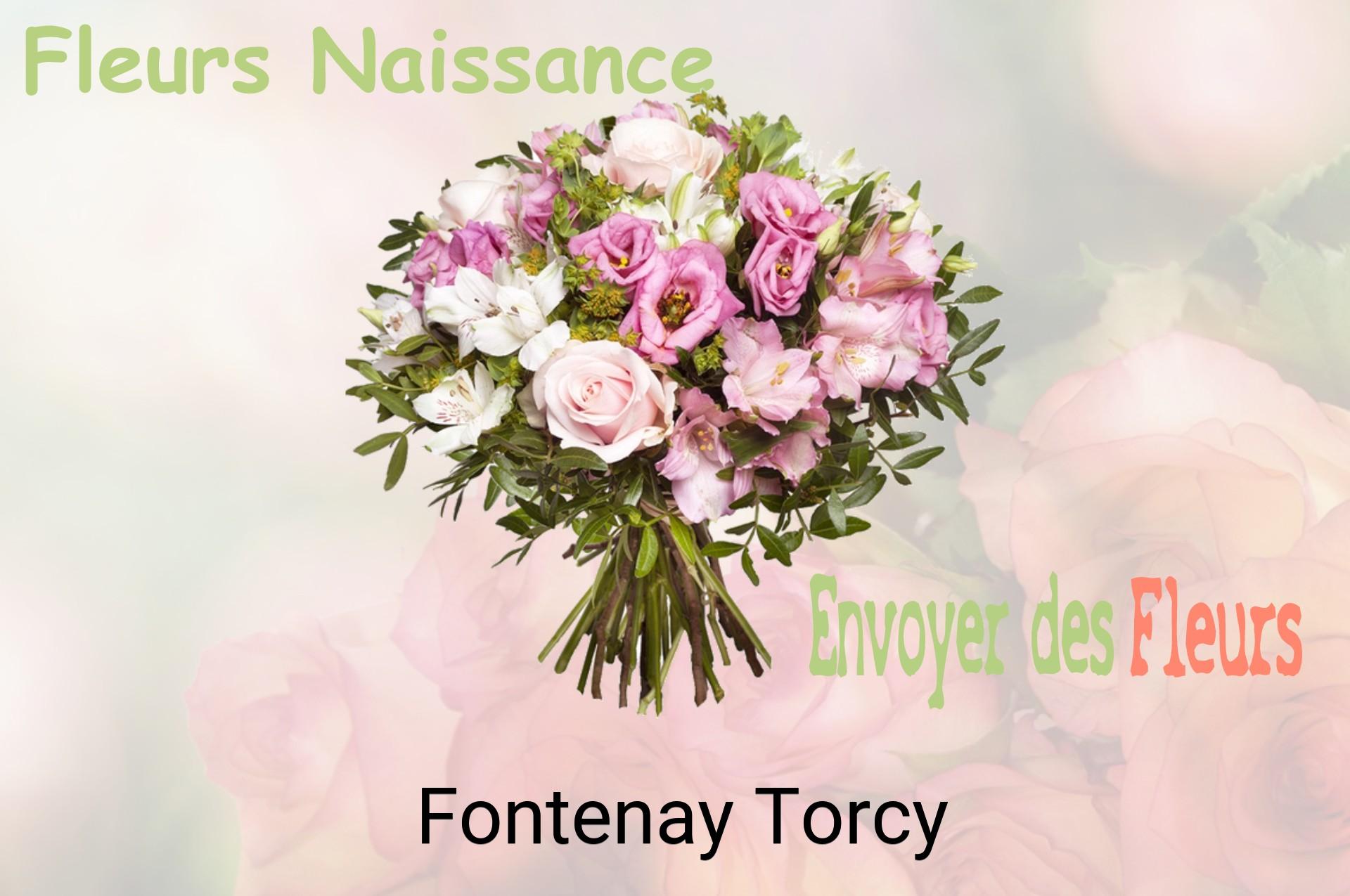 Bouquet de fleurs de naissance livré à Fontenay-Torcy